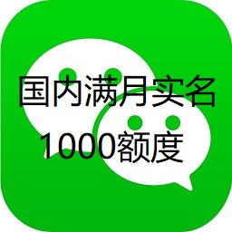 国内满月实名微信【自动发货】